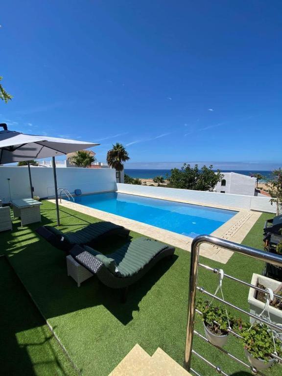 Villa Sable Vagues Une Oasis De Detente Au Bord De L Eau Tamraght Εξωτερικό φωτογραφία